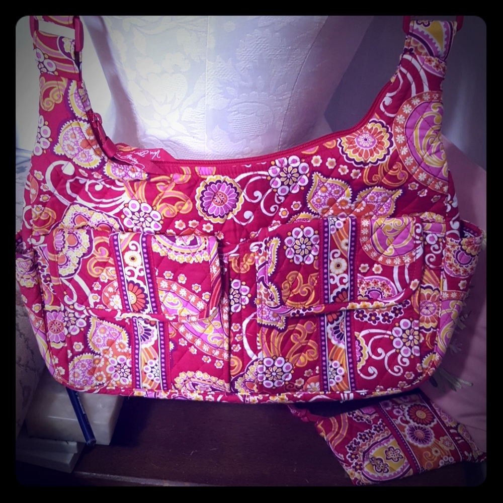 nwOt Rare Vera Bradley Retired Raspberry Fizz